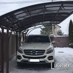 Кованые козырьки и навесы 22