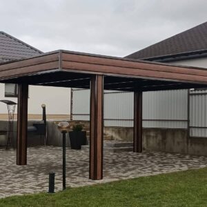 Кованые козырьки и навесы 40