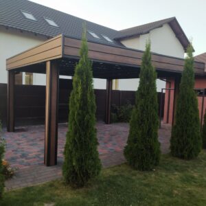 Кованые козырьки и навесы 38