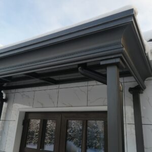 Кованые козырьки и навесы 42