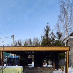 Кованые козырьки и навесы 29