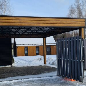 Кованые козырьки и навесы 28