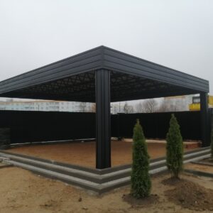 Кованые козырьки и навесы 39