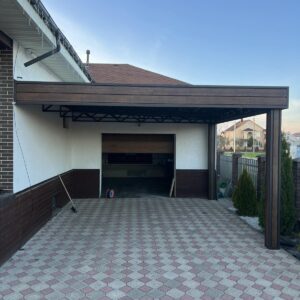 Кованые козырьки и навесы 46