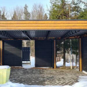 Кованые козырьки и навесы 30