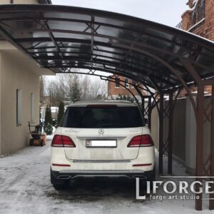 Кованые козырьки и навесы 24