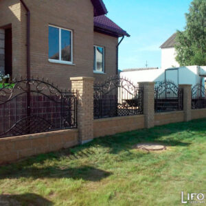 Кованый забор №22