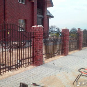 Кованый забор №20