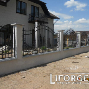 Кованый забор №21