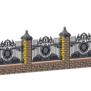 Кованый забор №6