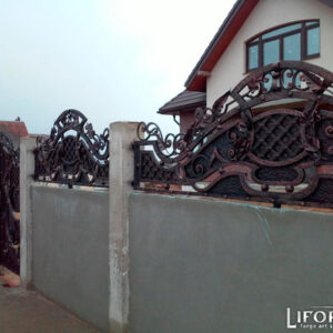 Кованый забор №9