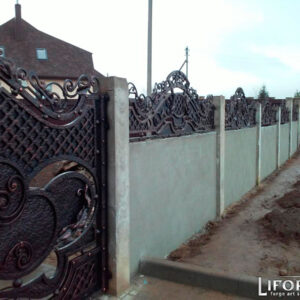 Кованый забор №8