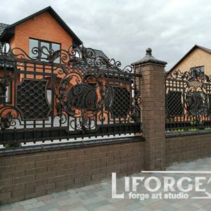 Кованый забор №5