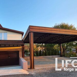 Кованые козырьки и навесы 2