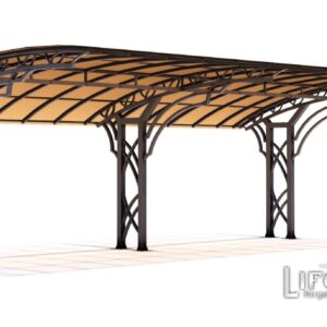 Кованые козырьки и навесы 31