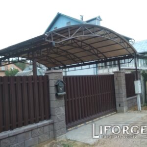 Кованые козырьки и навесы 21