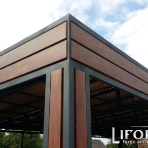 Кованые козырьки и навесы 9