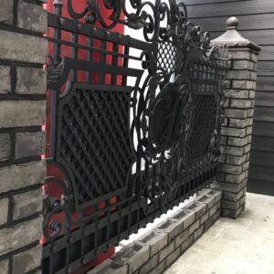 Кованый забор №11