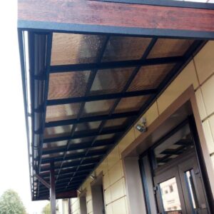 Кованые козырьки и навесы 6