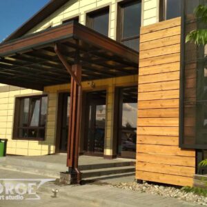 Кованые козырьки и навесы 4