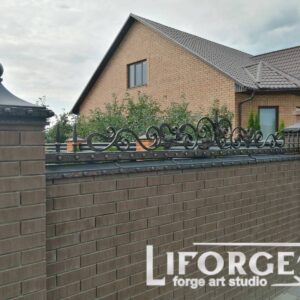 Кованый забор №12